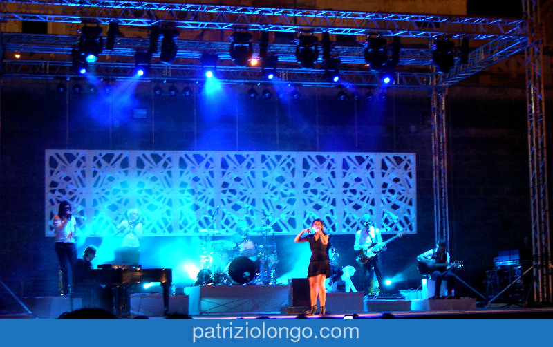 Malika Ayane live in Lecce del 30 luglio 2010