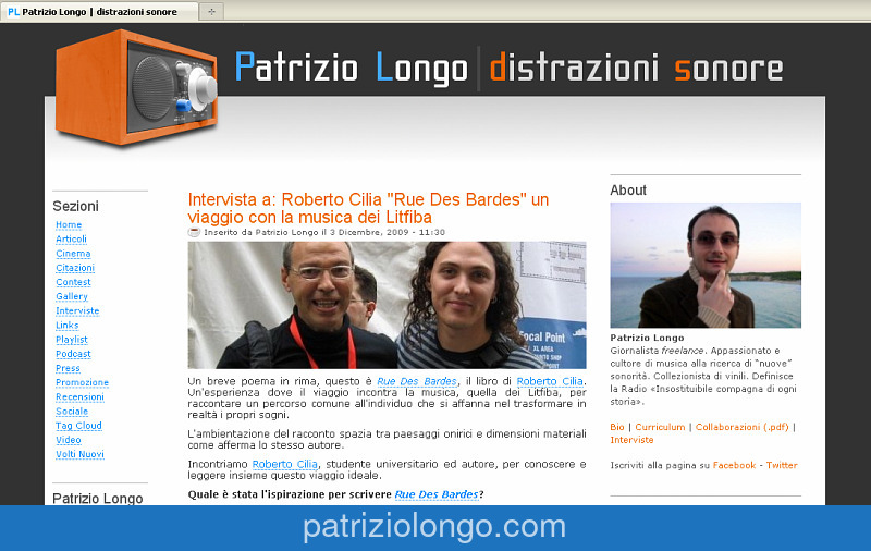 Distrazioni Sonore al 2009
