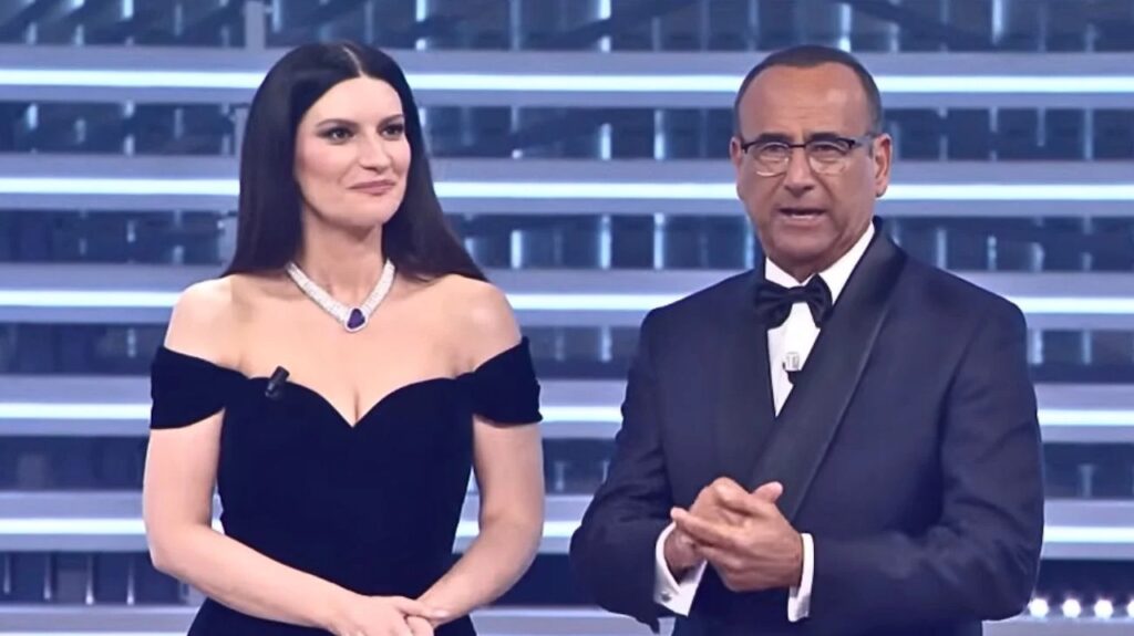 Festival di Sanremo Carlo Conti e Laura Pausini